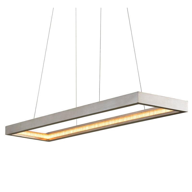 Jasmine 1 Light Linear, Silver Leaf