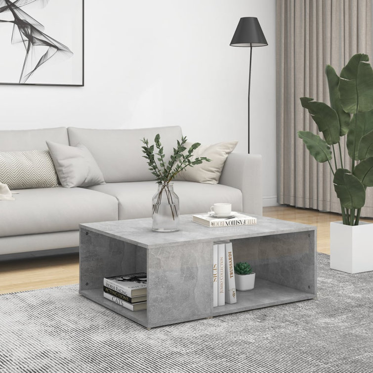 Godewyn Floor Shelf Coffee Table with Storage
