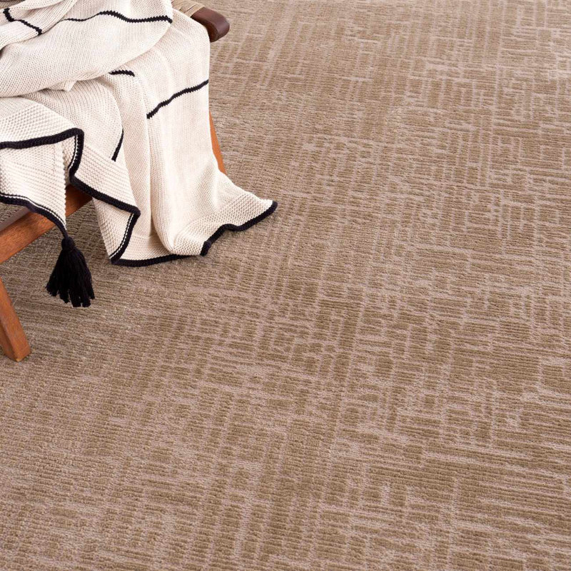 Lina Solid Boho Neutral Machine Washable Brown Area Rug, Runner 2'7" x 7'3", Brown 
