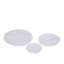Plateau rond moyen en marbre blanc-107136061