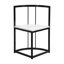 Ensemble de table de salle à manger moderne de 6 pièces avec 6 pièces pour 6 personnes en noir et blanc de qualité supérieure TopMAX (noir SKU: SP000017)-1427723593-1427723594