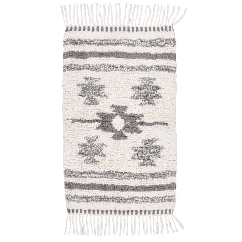 Ethno Non-Slip Bath Rug, 70cm W x 120cm L