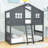Ronquillo Kids Twin Over Twin Bunk Bed-450985222