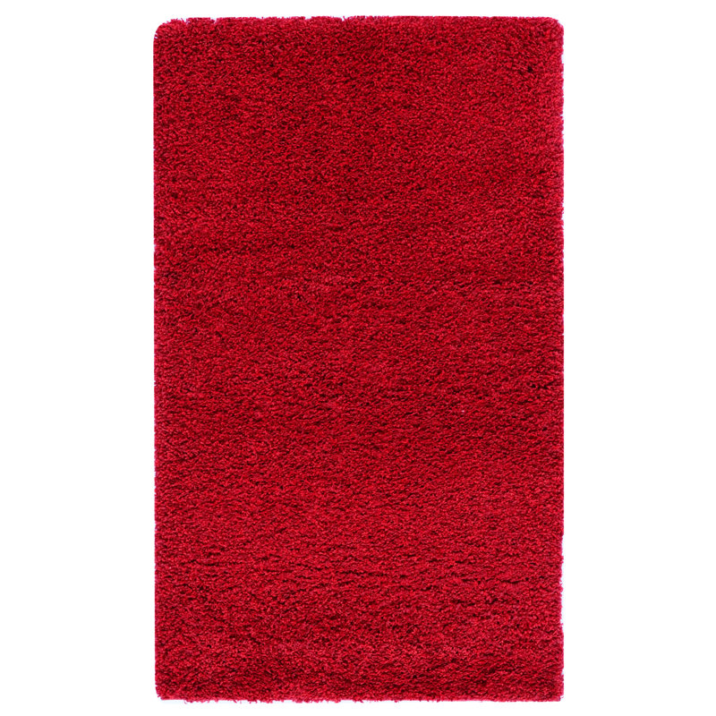 Tapis brun Angeliya, Rectangulaire 3 pi x 5 pi, Rouge