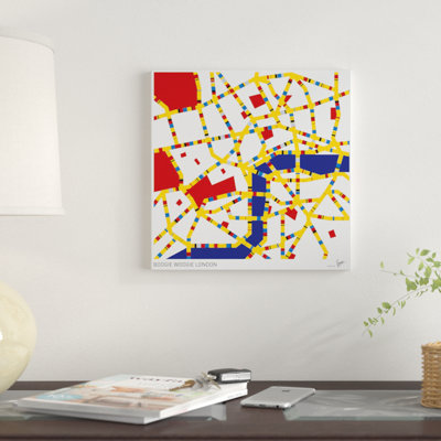 Boogie Woogie London by Chungkong - Wrapped Canvas Gallery-Wrapped Canvas Giclée