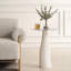 Uttermost Hollen White Stone Accent Table