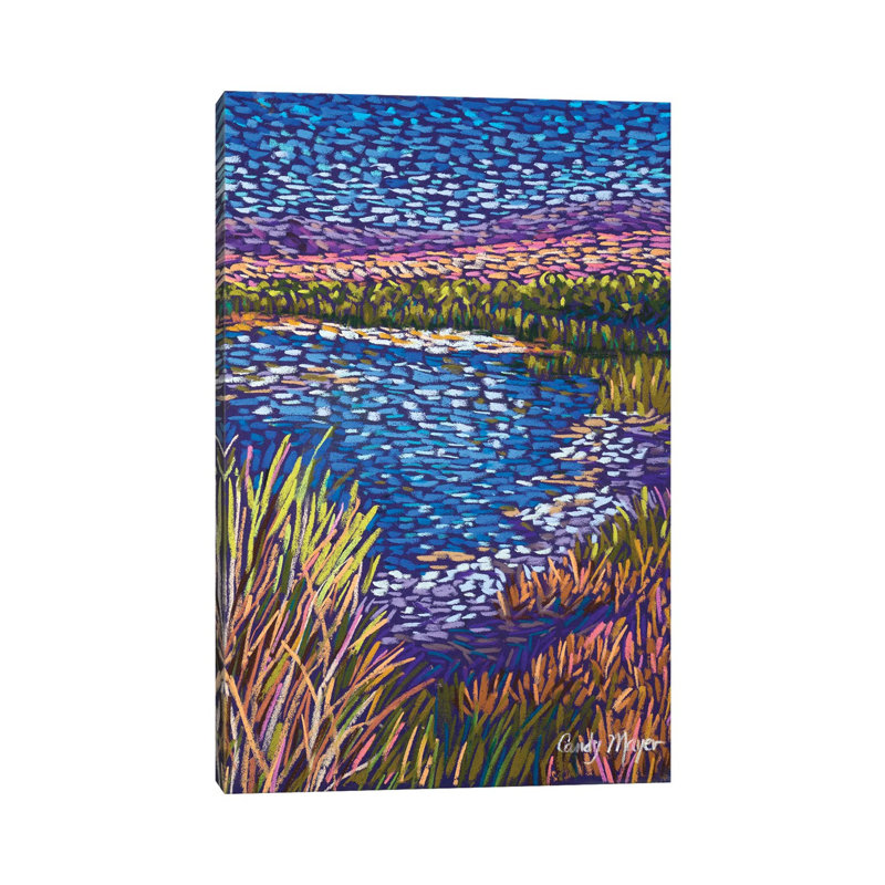 Southwest Wetlands by Candy Mayer - Wrapped Canvas Painting, 66.04 cm H x 45.72 cm W x 3.175 cm D