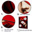 Portrait de femme cubique Ruby Radiance - impression-1044368534-1044368535