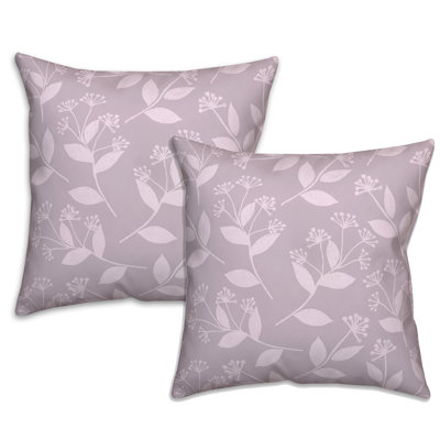 Floral Reversible Pillow Cover