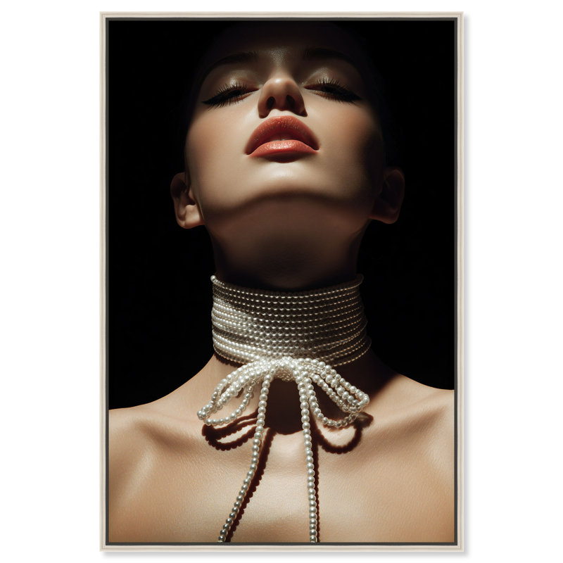 Pearl Constellation Print by Oliver Gal, 46"H x 31"W, Silver Floater Frame