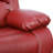 Azuredee 38.5" Wide Red Faux Leather Manual Standard Recliner Sofa Chair-109745159