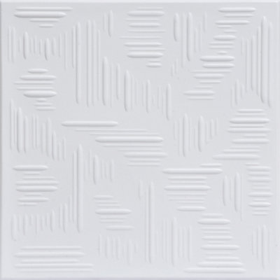 Tuile de plafond en polystyrène Country Bleat 1,6 pi x 1,6 pi
