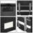 File Box With Lock,Fireproof Box File Storage Organizer Anti-Static Box,Collapsible Fireproof Document Box Filing Box With Handle,Portable Home Office Safe For Hanging Letter/Legal Folder