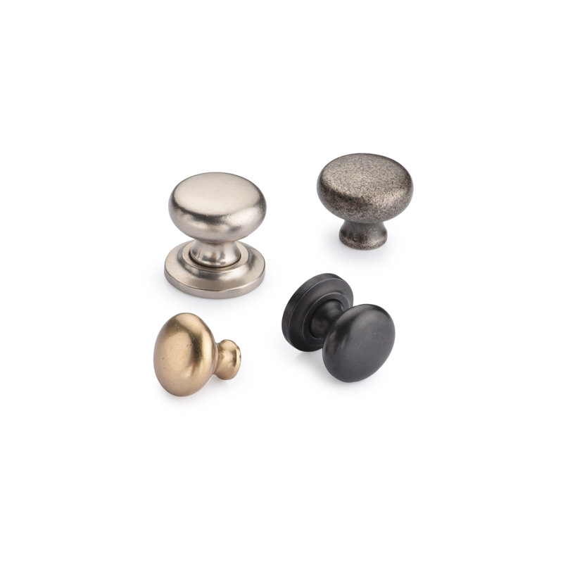 Round Cabinet Knob, Dark Bronze, 1.5