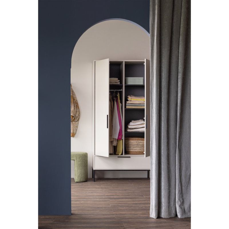 Adam 1 Door Pine Wardrobe