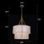 Luminaire suspendu 5 lumières lustre moderne en forme de coquillage moderne Capiz 