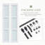 Glass And Solid Manufactured Wood Bi-Fold Barn Door With Installation Hardware Kit-112414856-122584686