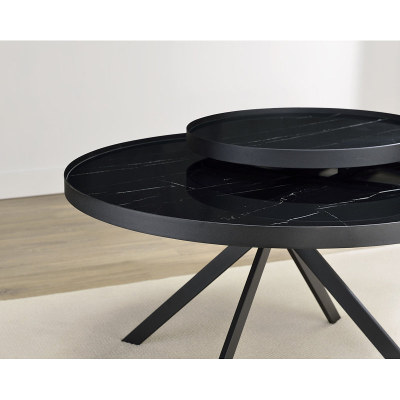 Table basse Hearn, Noir