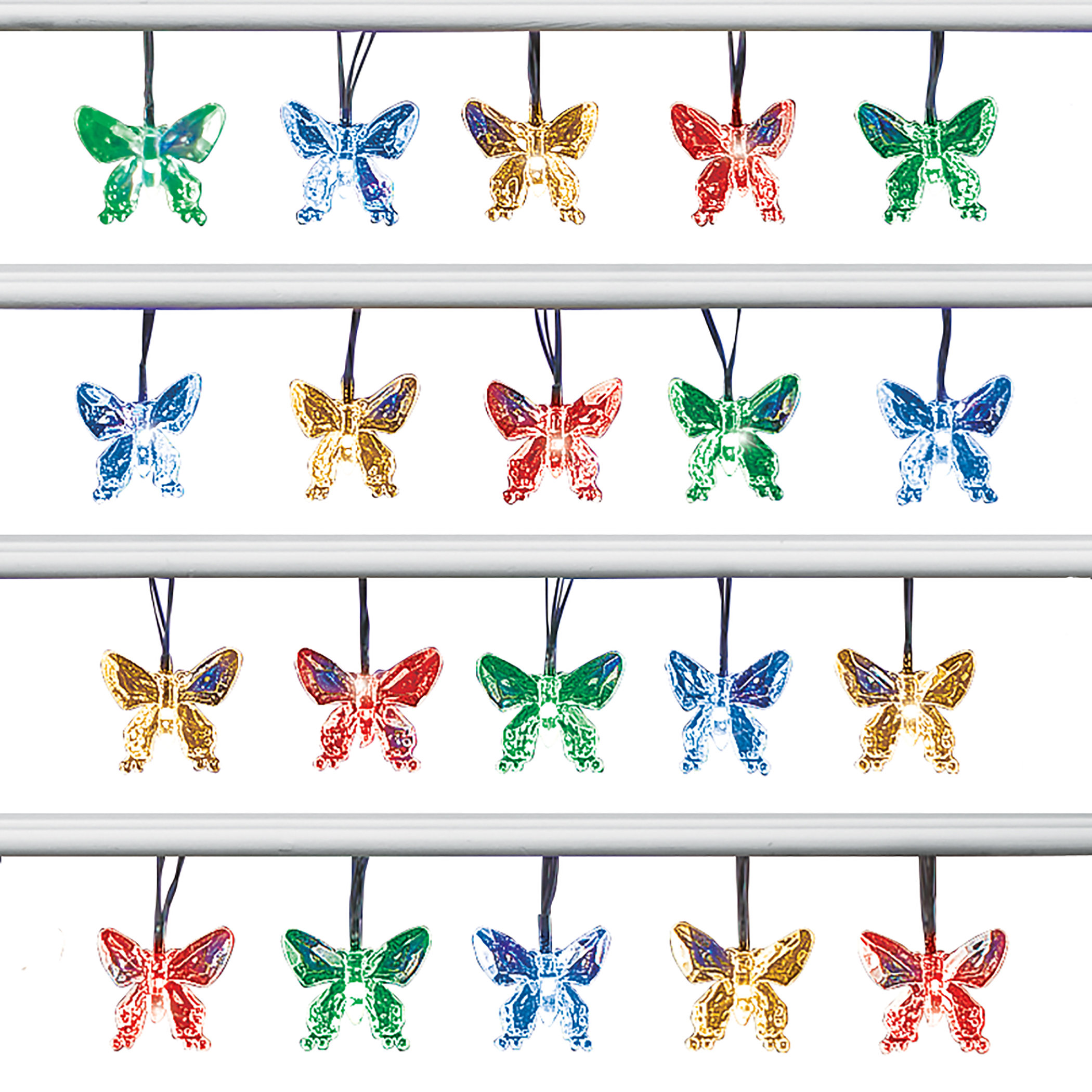 Arlmont & Co. Hajrati 20 Bulb 235'' Solar Powered Novelty String