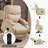 Power Lift Recliner With Massage Heat Scratch-Resistant Fabric Side Pocket and USB Port-124582062