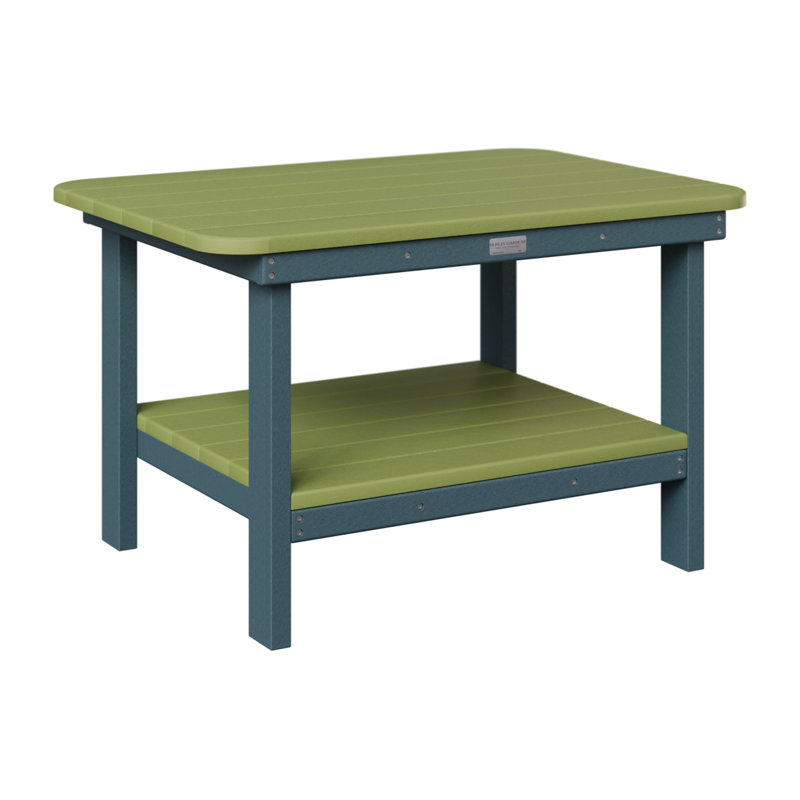 Table basse Berlin Gardens, Vert kiwi, Ardoise