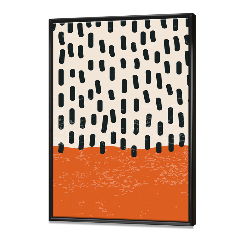 «Minimal Geometric Compostions of Elementary Forms XVII», reproduction sur toile tendue, Toile avec cadre noir
