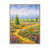 Toile naturelle avec cadre flottant