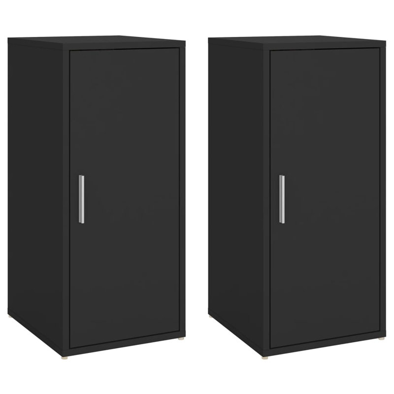 10 Pair Shoe Storage Cabinet, Black