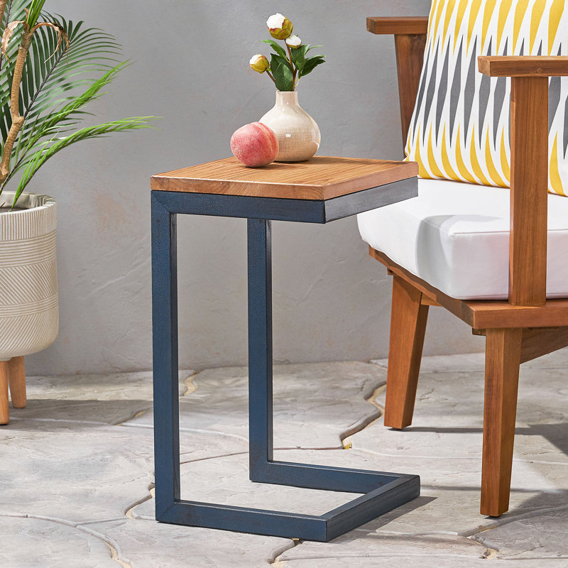 Table de bout Kendly, H 19 po x l 12,75 po x P 10,25 po, Naturel