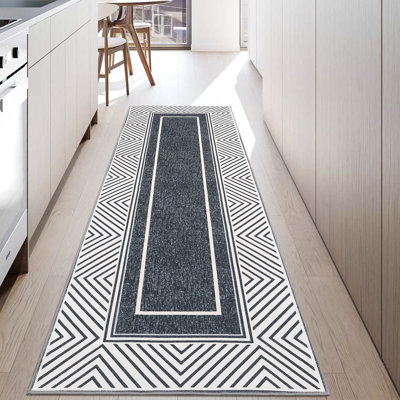 Washable Geometric Indoor Rug