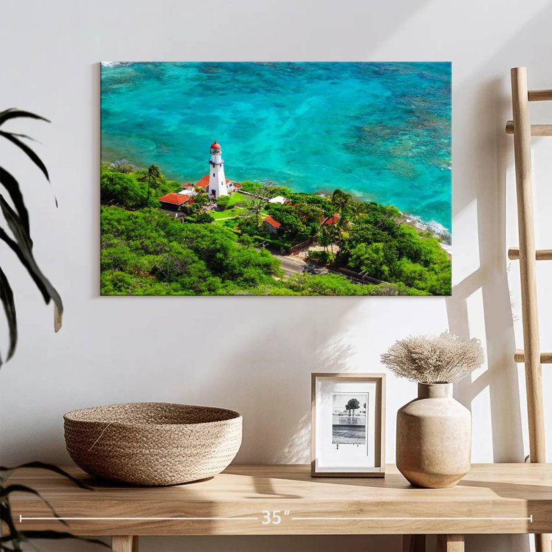 Diamond head lighthouse Aletra, H 16 po x l 24 po