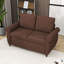Divan-lit tapissier Abrian, canapé-lit escamotable, causeuse avec matelas simple-329056228