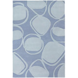 Inhabit Designer Light Blue Area Rug