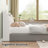 Modern Storage Headboard with LED Lights & Built-in Charging Station,  Bookcase Headboard with Open Shelves for Bedroom-1797666507-1797666509