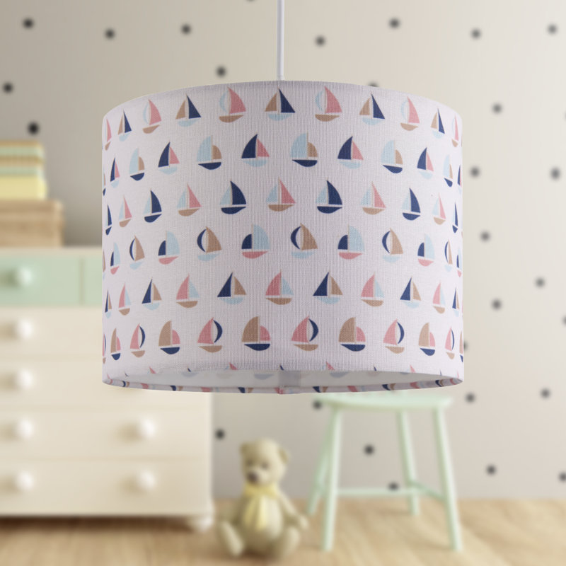 18 cm H Drum Fabric Lamp Shade