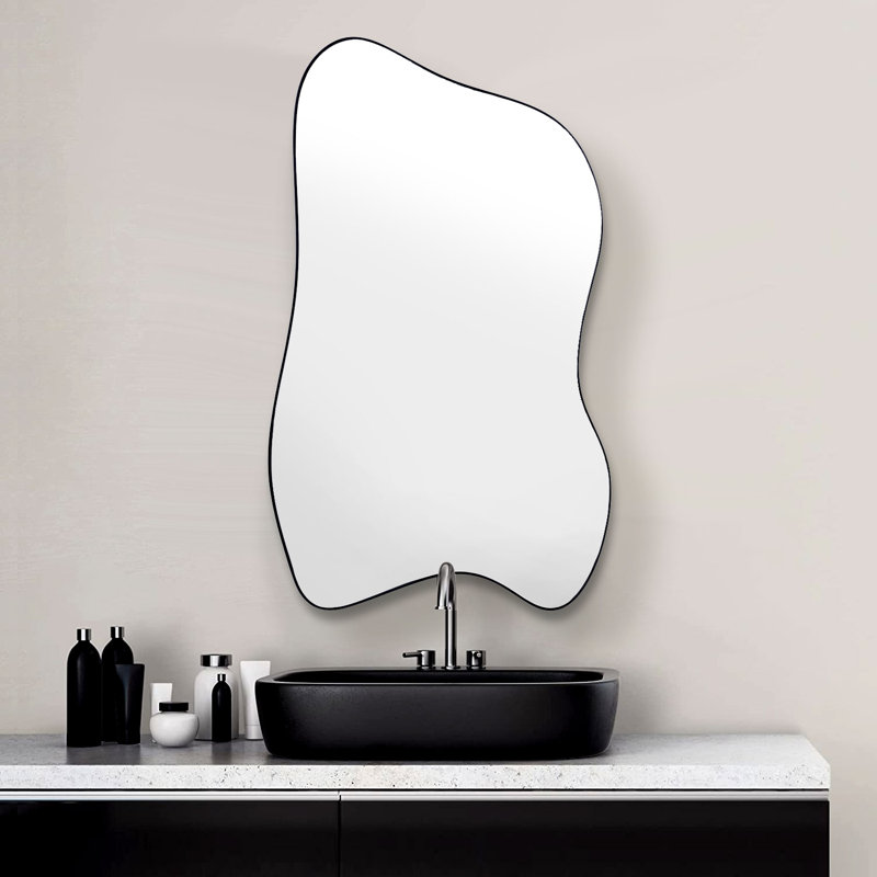 Miroir mural Dominykas, Noir