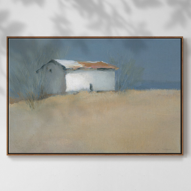 Old Homestead, reproduction d'art sur toile, H 27 po x l 41 po x P 2 po, Noyer