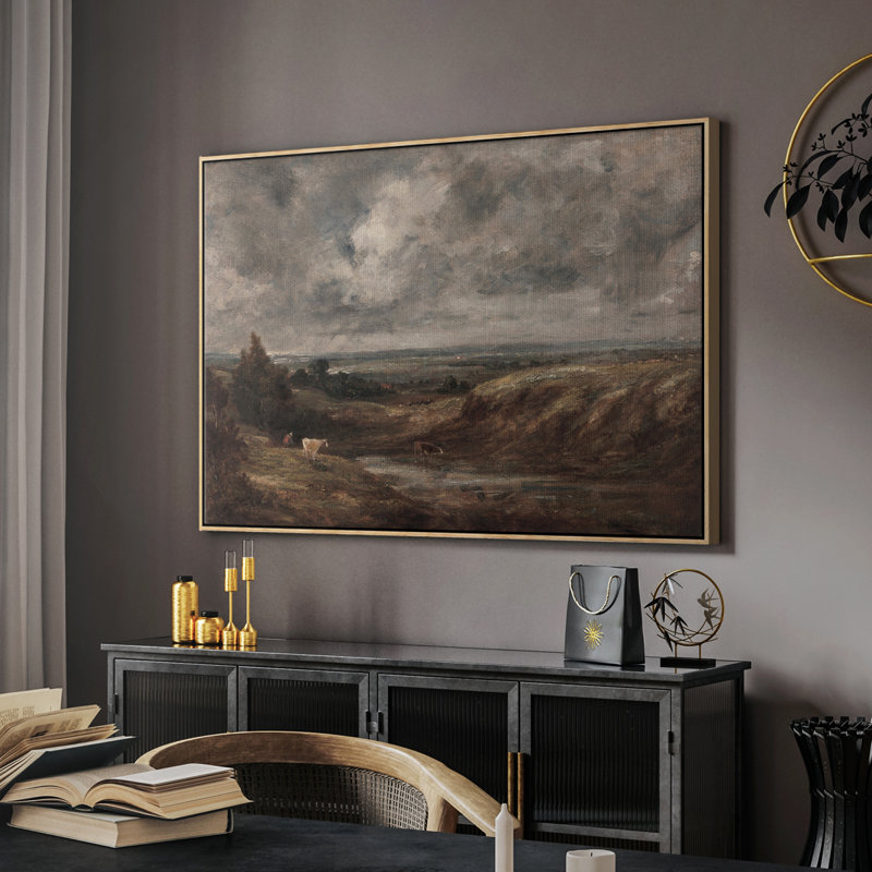 "Vintage Landscape -DXV III" sur toile