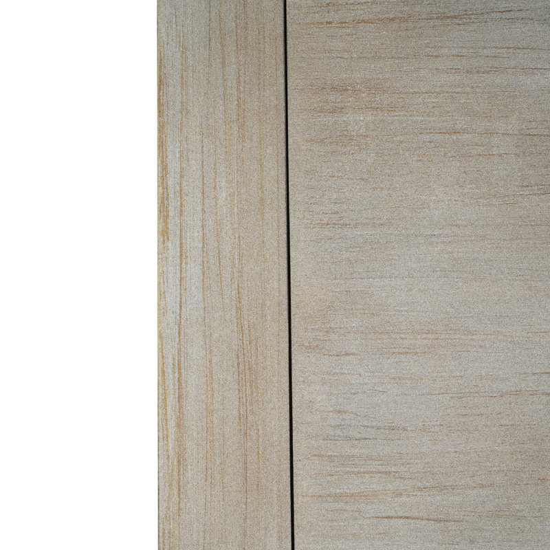 Table basse carrée avec rangement, frêne clair