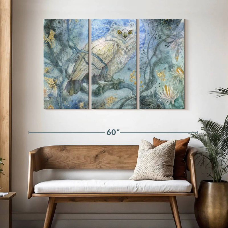 Brampt Night Wings II, 32" H x 50" W