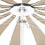 Parasol 8,5 pi Sunbrella®-88170732