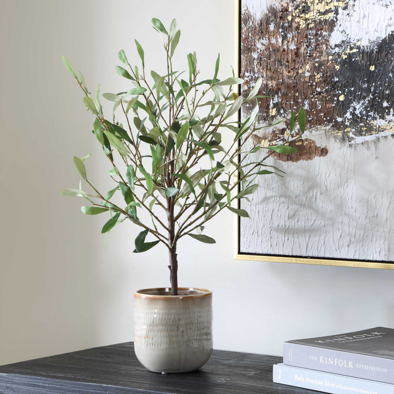 Vase texturé Uttermost Solea Olive