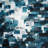 Turquoise & Gray Abstract Shapes Framed Canvas - Home Decor-119717985