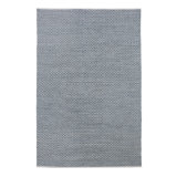 Chevron Area Rug in Deep Ocean Blue