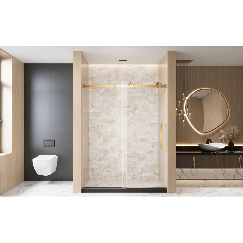 Frameless Single sliding shower door