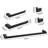5 Bathroom Hardware , 304, Matte Black, Resists Daily Scratches, Modern For Living Rooms 304 Fixture Kit, Rust-, To Tarnish, Room Appliances-1683242560