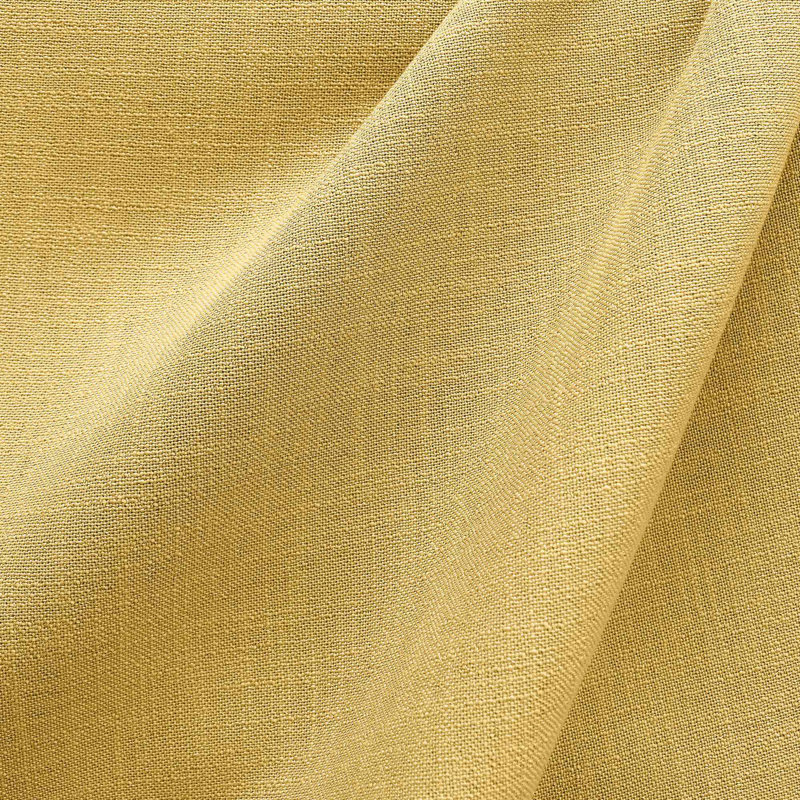 Tissu Linati | Tissu uni d'aspect lin | Couleur canari, Canari
