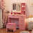 Vanity Desk with Mirror and Lights