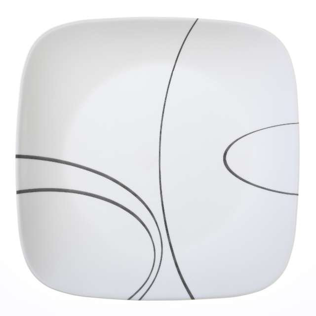 Simple Lines 10.25" Square Dinner Plate