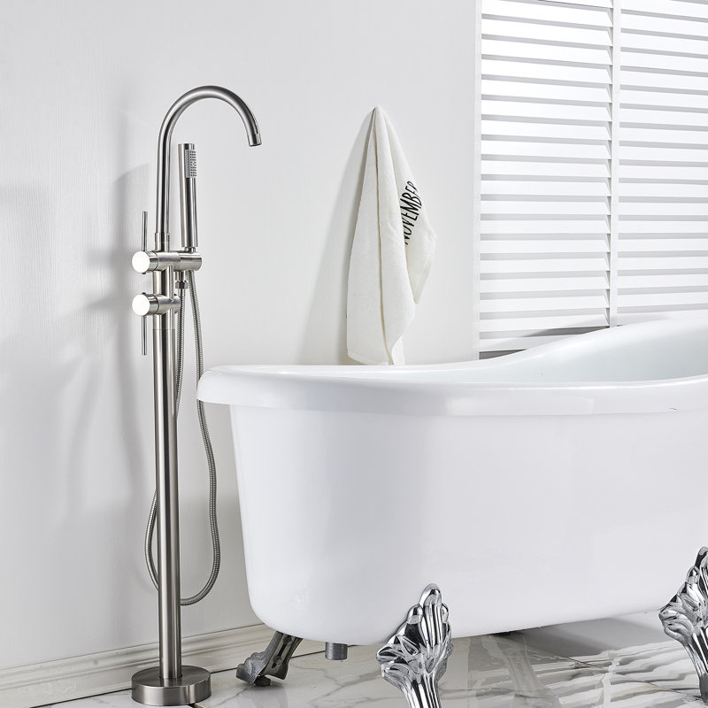 Miro 2 Handle Bathroom Bath Shower Mixer with Diverter and Handshower Included